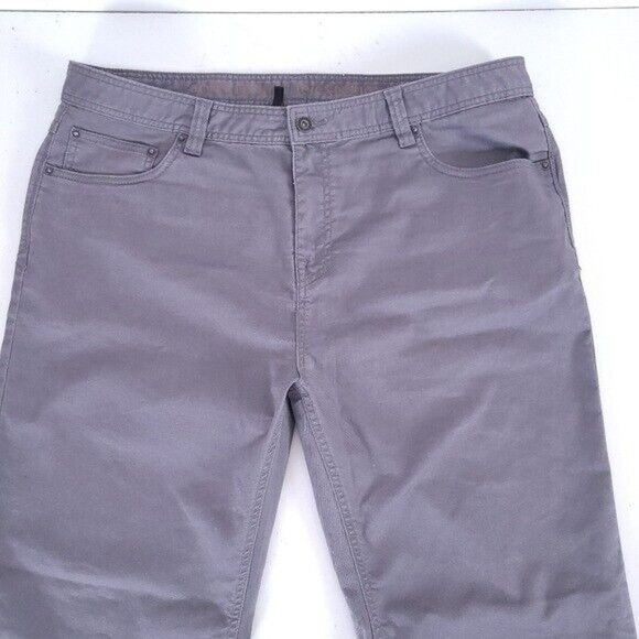 Prana Mens Bridger Gray Slim Fit Jeans Size 40x30 - Picture 2 of 11